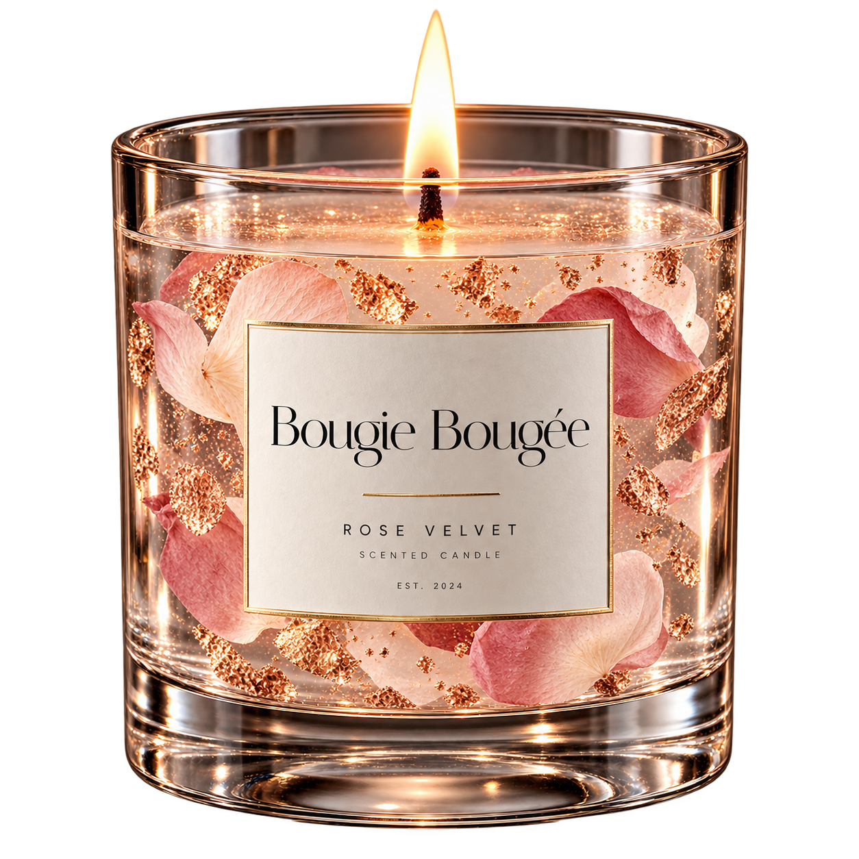 Bougie Bougée Rose Velvet candle