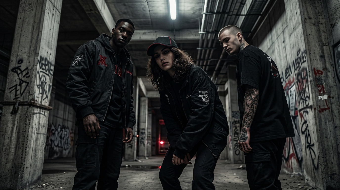 Vanta Riot streetwear lookbook campaign